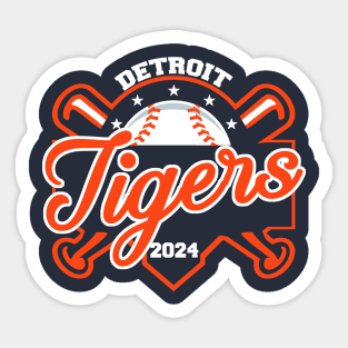 Tigers Baseball Sticker
